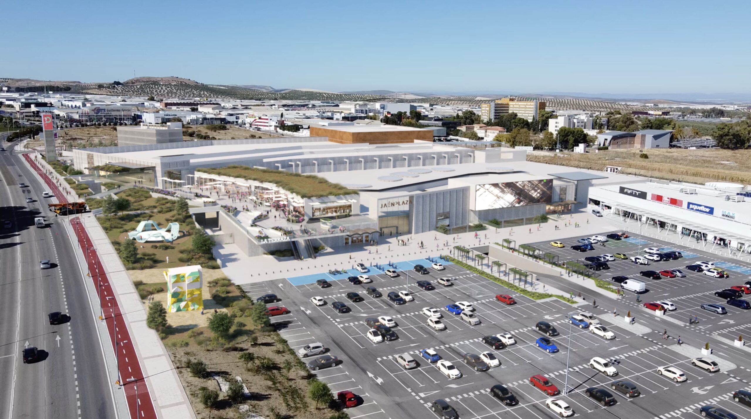 CC Jaén Plaza, el mayor proyecto comercial en construcción de Andalucía